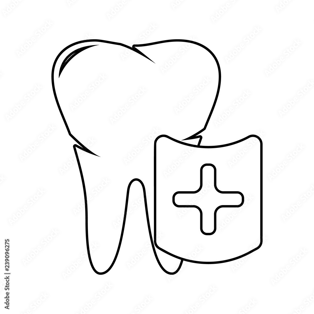 tooth protection icon. Element of Dental for mobile concept and web apps icon. Thin line icon for website design and development, app development tooth protection icon. Element of Dental for mobile concept and web apps icon. Thin line icon for website design and development, app development