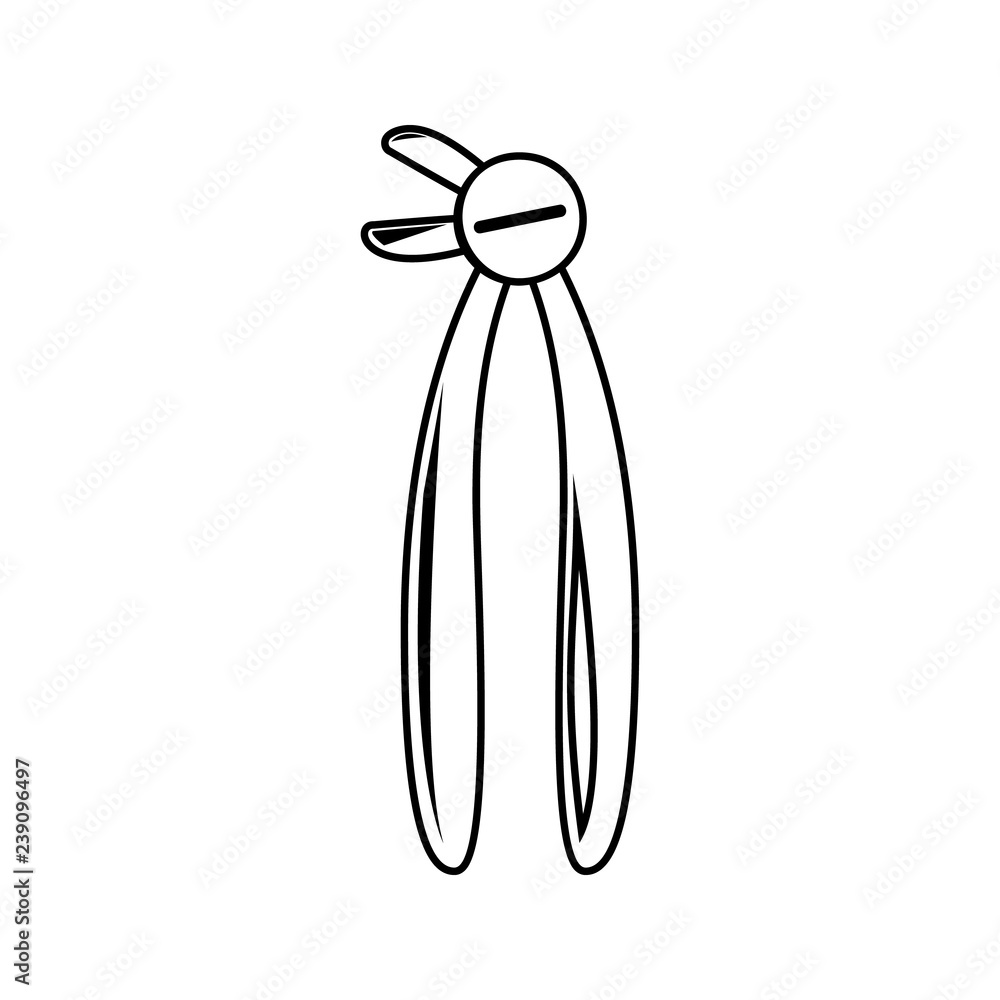 dentist pliers icon. Element of cyber security for mobile concept and web apps icon. Thin line icon for website design and development, app development dentist pliers icon. Element of cyber security for mobile concept and web apps icon. Thin line icon for website design and development, app development