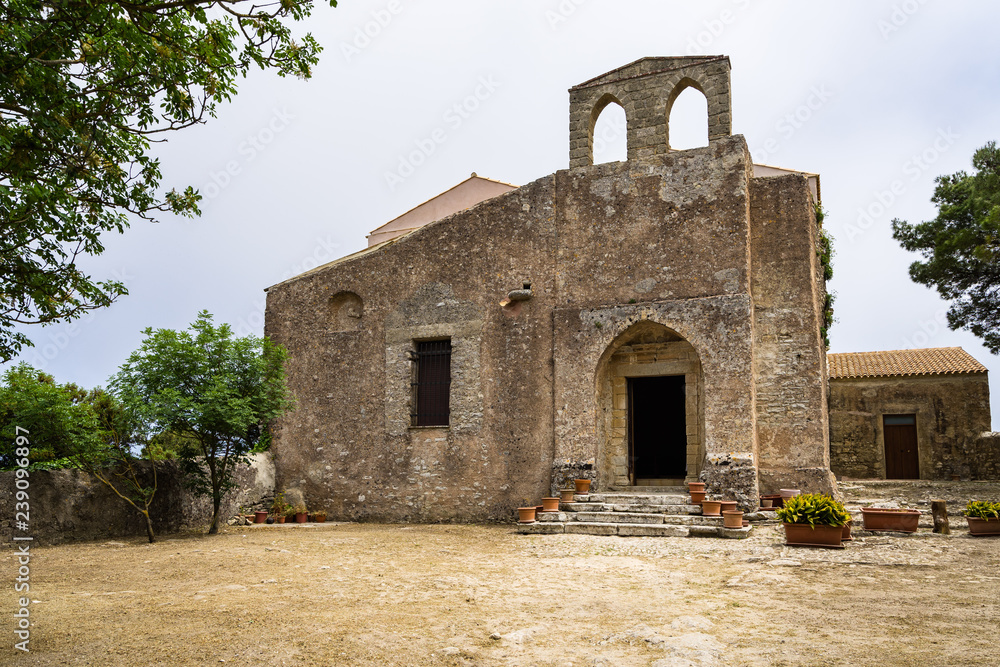 Church of St. Ursula in the Spanish Quarter of Erice, Sicily, Italy