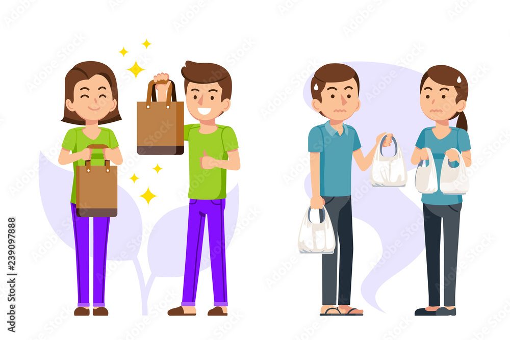 Shop and people have awareness of world energy reduction. Campaign is reduce the use of plastic bags in shop to use the fabric bag for environment. Shop and people have awareness of world energy reduction. Campaign is reduce the use of plastic bags in shop to use the fabric bag for environment.