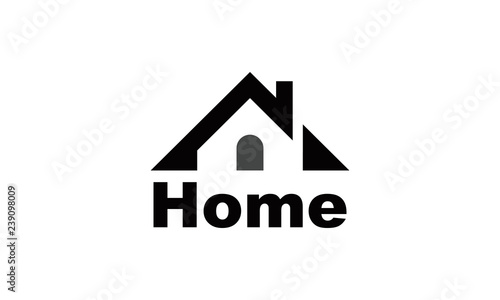 unique home design logo
