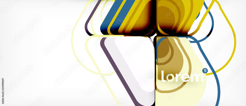 Geometric abstract background Geometric abstract background