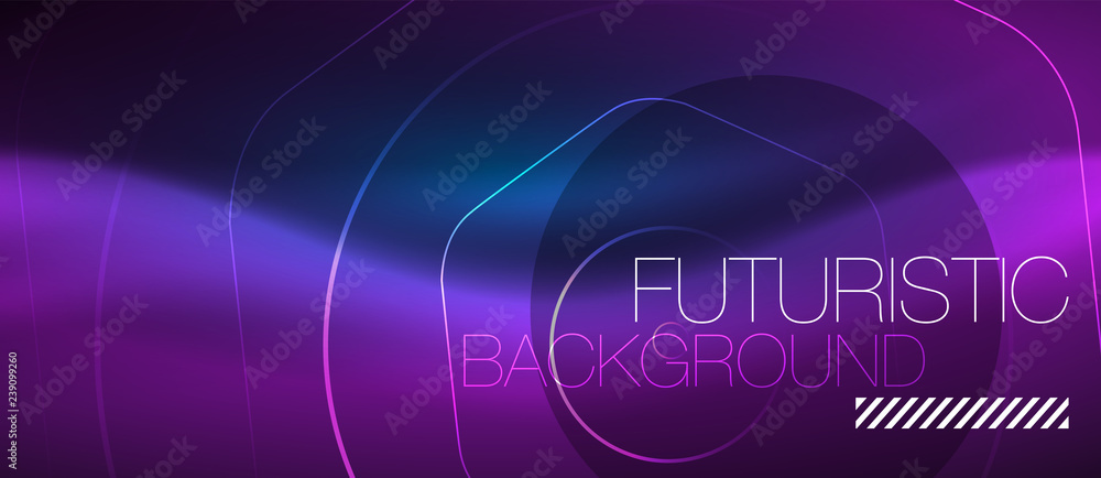 Neon glowing lines, magic energy space blue light concept, abstract background wallpaper design Neon glowing lines, magic energy space blue light concept, abstract background wallpaper design