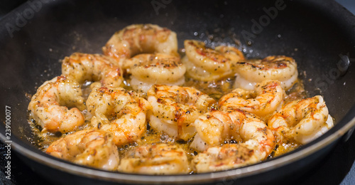 Seasoned Sauteed Royal Red Shrimp in Butter Sauce: 