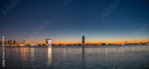 View Of the Long Island Skyline During the Early Morning and Clear Skies