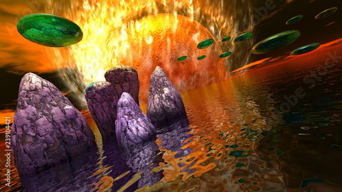 Огненная планета