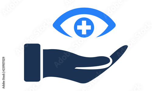 Hand Eye Care Icon