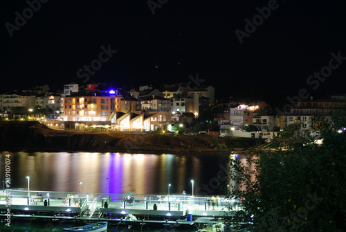 Ahtopol in the night . photo