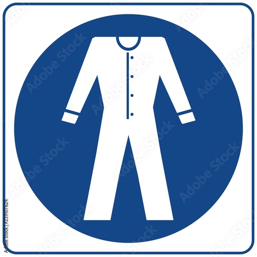 Mandatory Signs - Protective Clothing Must Be Worn In This Area