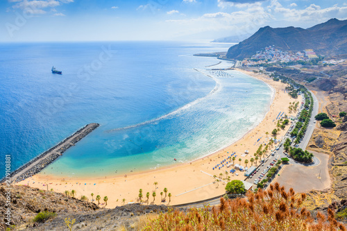 Wonderful view from Mirador Las Teresitas. Tenerife. Canary Islands..Spain