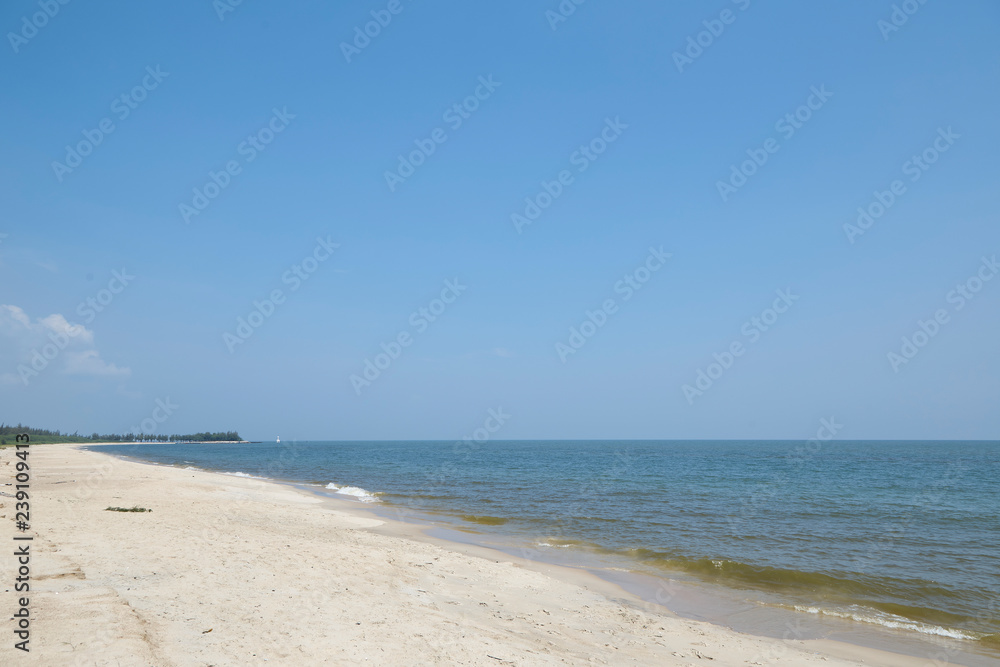Summer Hua Hin Sea in Thailand