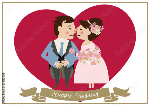 ウェディングカードのバリエーション。 ウェディングカードの素材。 花嫁と花婿のイラスト。 結婚式のためのデザイン。 花婿と花嫁のクリップアート。 結婚式のフレームデザイン。