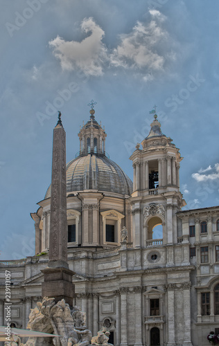 Italy. Monuments of the city of Rome. HDR image