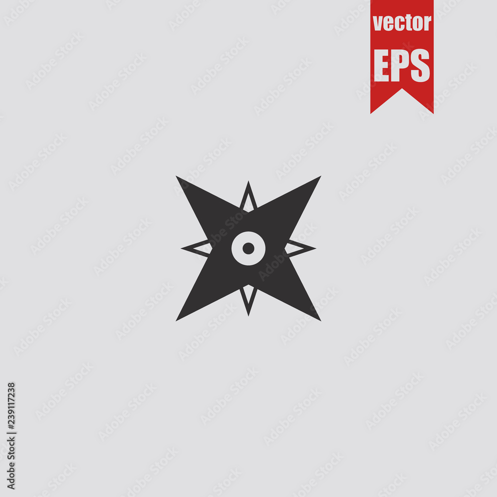 Compass icon.Vector illustration. Compass icon.Vector illustration.