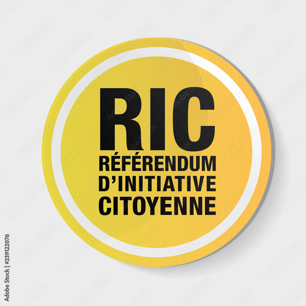 RIC - référendum d’initiative citoyenne RIC - référendum d’initiative citoyenne