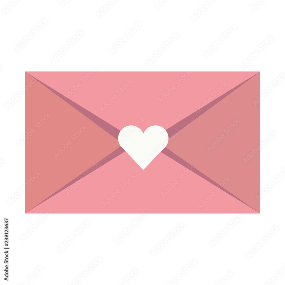 valentines day  envelope illustration