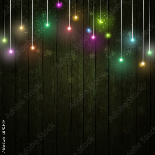 Fototapeta Naklejka Na Ścianę i Meble -  Holiday Multicolor Lights