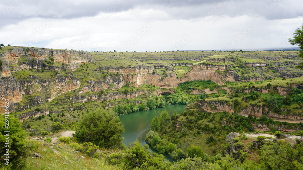 panorama sur les gorges du Duraton, Espagne