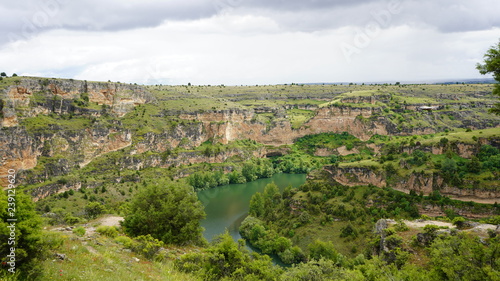 panorama sur les gorges du Duraton, Espagne