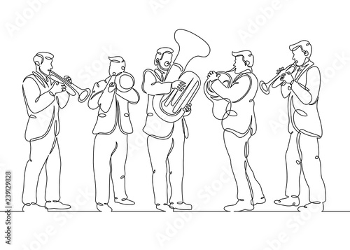 male brass quintet photo