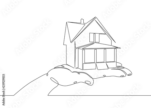 realtor hands symbol keys house