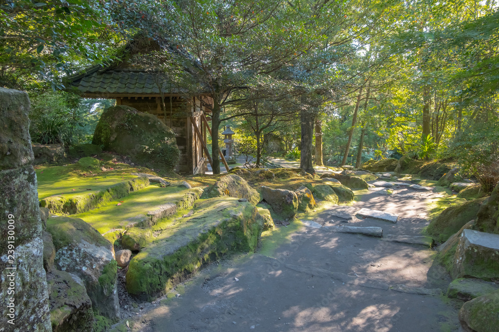 Sangan-en park in Kagoshima, Kyushu, Japan
