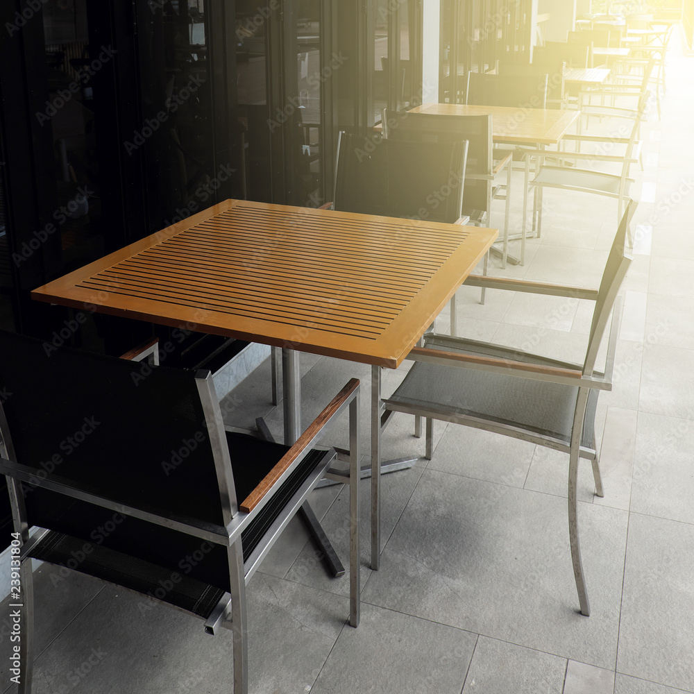 Arm chairs in relaxing area