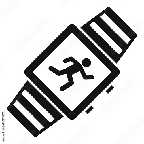 Sport smartwatch icon. Simple illustration of sport smartwatch vector icon for web design isolated on white background