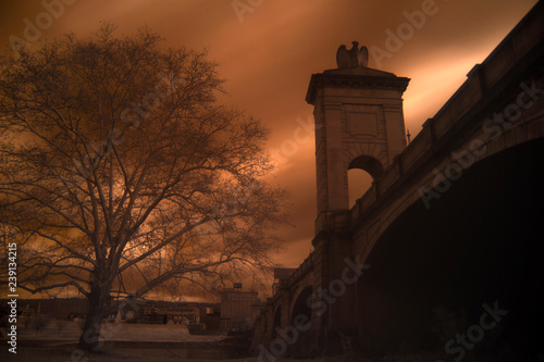 Wilkes-Barre Market Street Bridge Majestic Eagles Infrared Spectrum