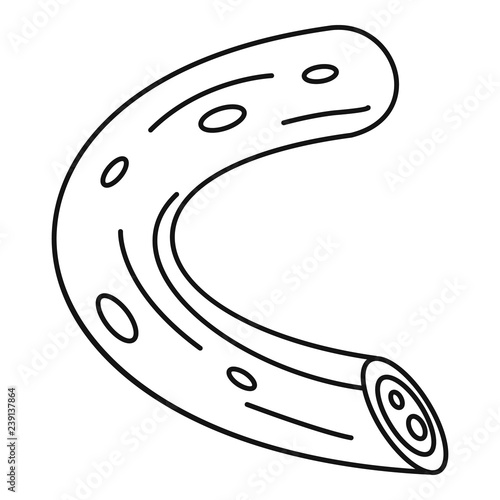 Mexican sausage icon. Outline mexican sausage vector icon for web design isolated on white background