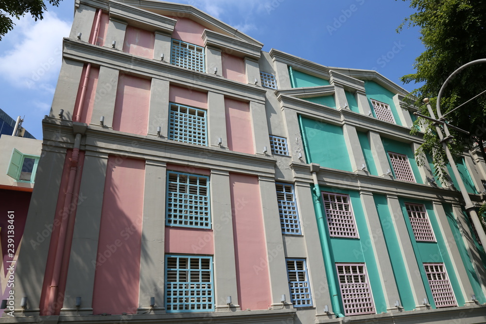 Obraz premium Bunte Fassade