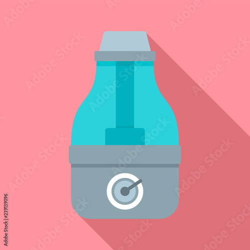House humidifier icon. Flat illustration of house humidifier vector icon for web design