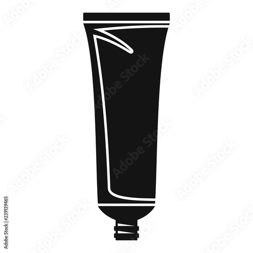 Mint toothpaste icon. Simple illustration of mint toothpaste vector icon for web design isolated on white background