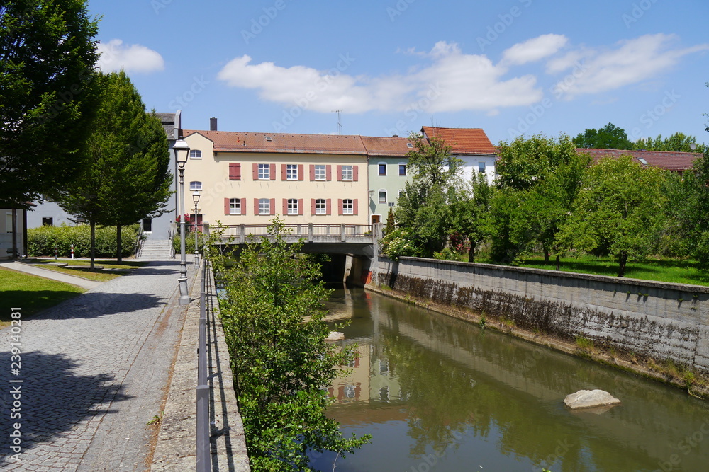 Vils und Brücke Fronfestgasse in Amberg
