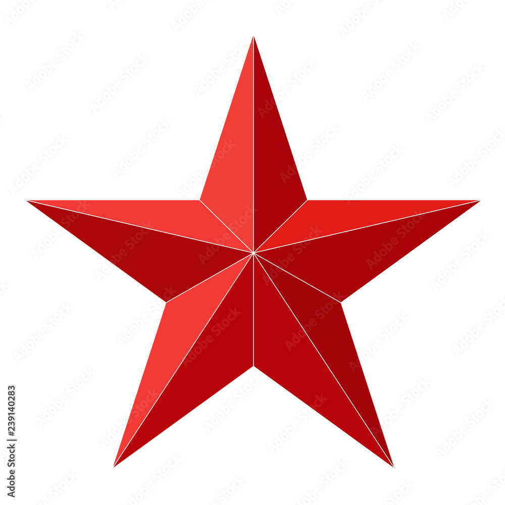 Star, Isolated on White Background. Vector Illustration. Star, Isolated on White Background. Vector Illustration.