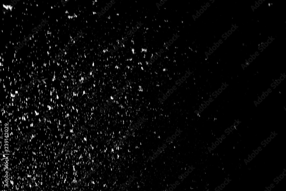 Snow and snow fog on a black background Snow and snow fog on a black background