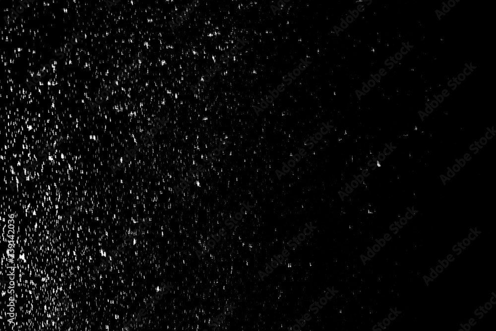 Snow and snow fog on a black background Snow and snow fog on a black background