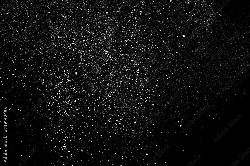 Snow and snow fog on a black background Snow and snow fog on a black background