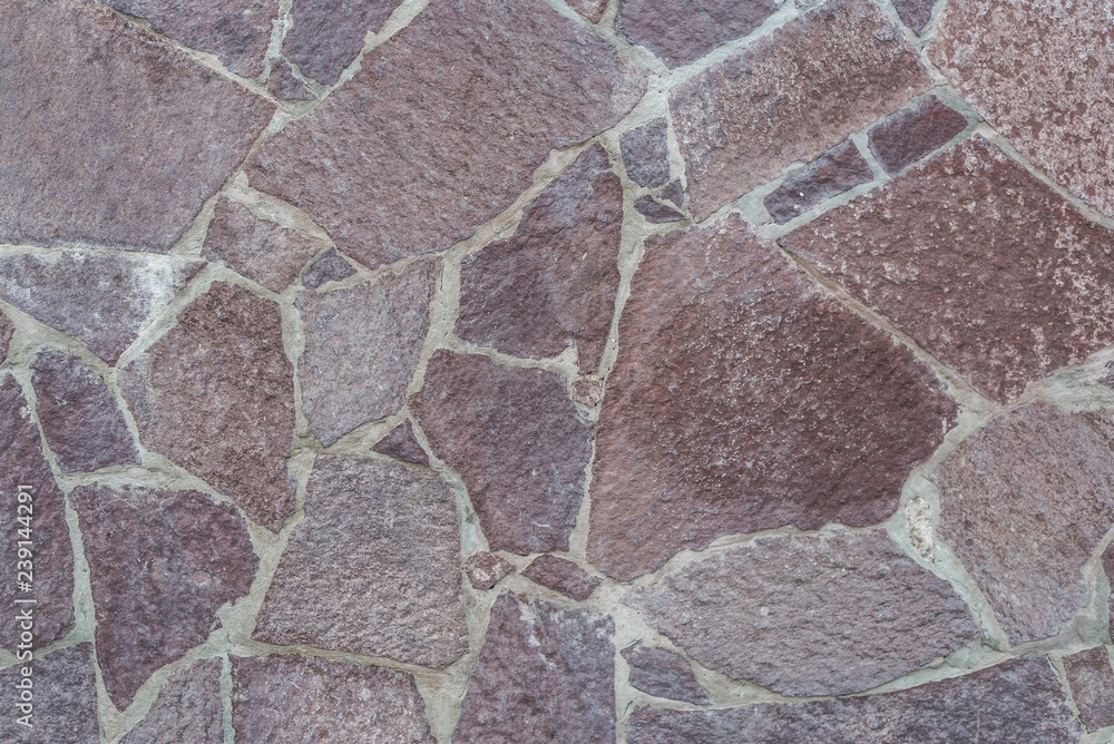 Stone floor and wall. natural stone mosaic, stone background, wall texture