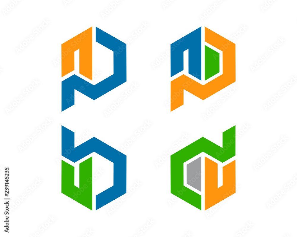 np ub du logo letter logo template np ub du logo letter logo template