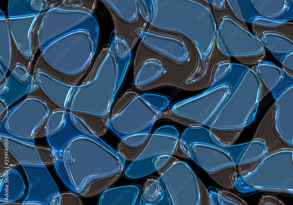 Fototapeta premium blue glass abstract background