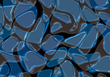 blue glass abstract background