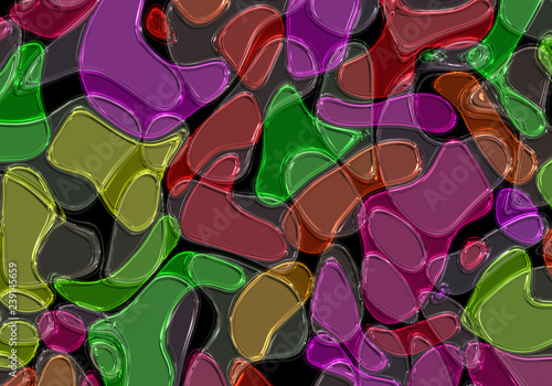 colored glass abstract background