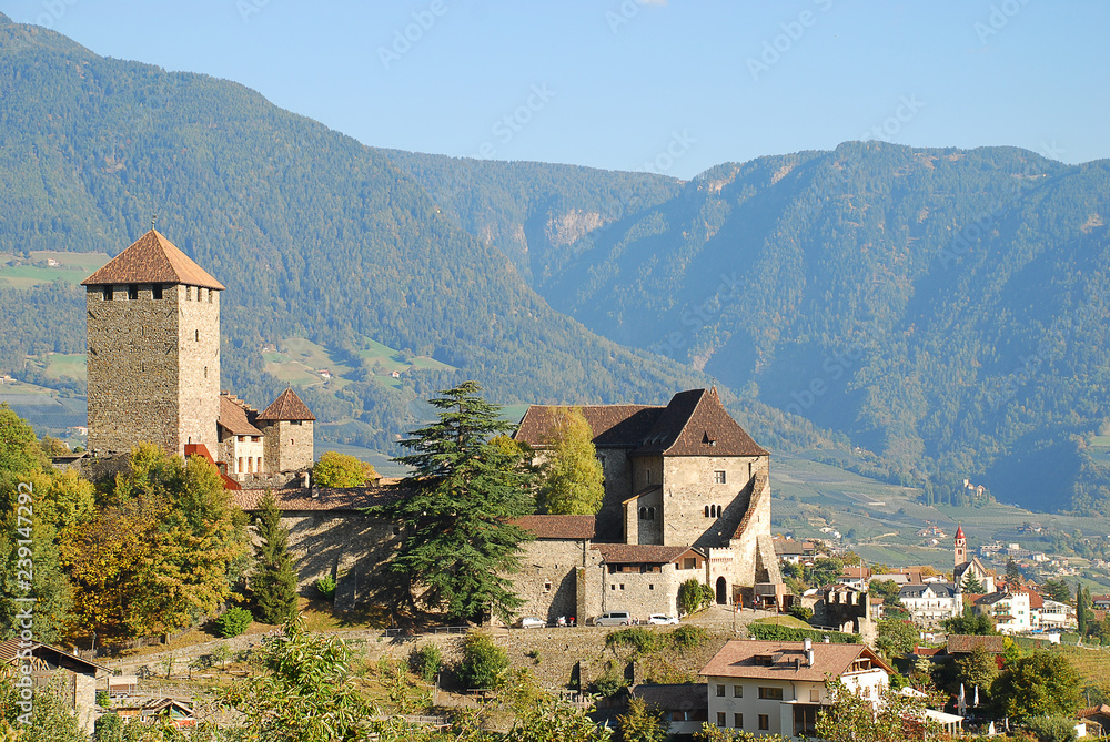 Tyrol Castle in Tirolo, South Tyrol, Italy