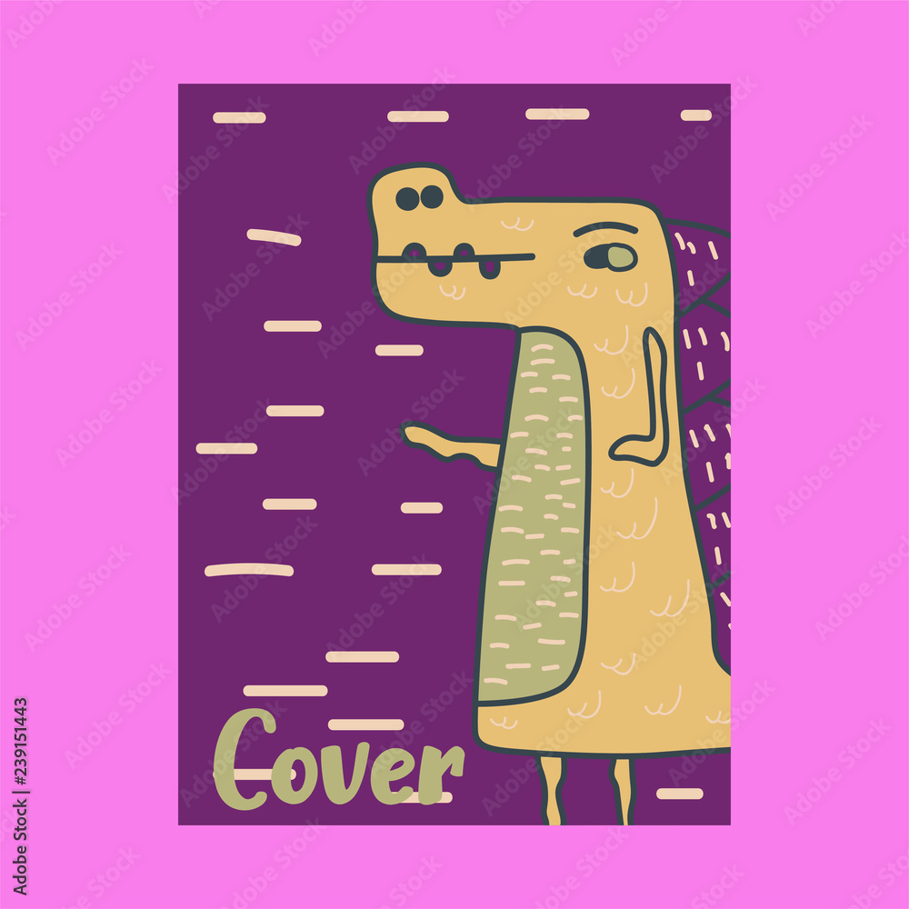 Vector illustration of dinosaur Vector illustration of dinosaur
