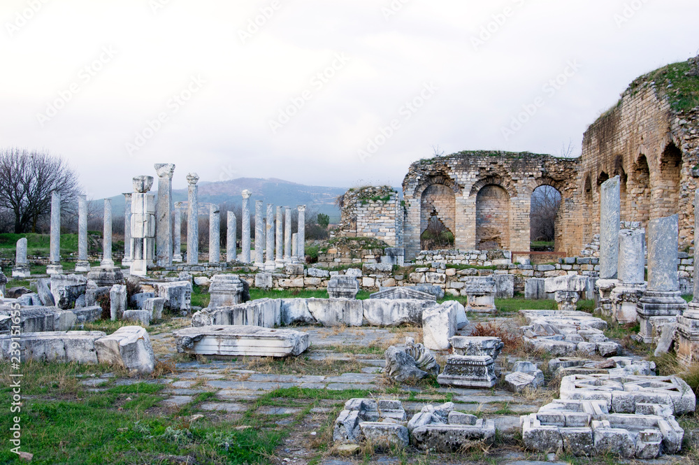 Ruins of Aphrodisias Ancient City, Aydin / Turkey