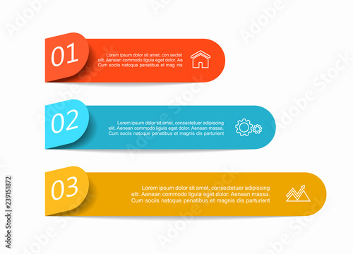 Infographic design template with place for your data. Vector illustration.