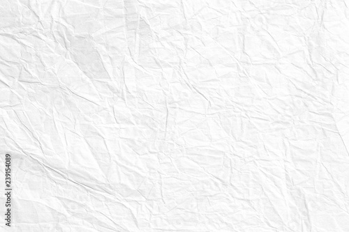 white crumpled paper texture