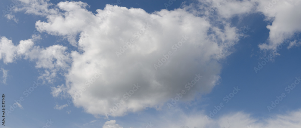 Blue sky with white clouds Blue sky with white clouds