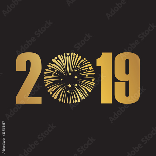 happy new year 2019 banner